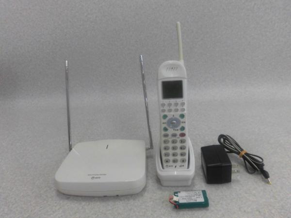 B 9528※ ・保証有 NTT ABS-ACL-BCS(2)(W)+ABS-ACL-PS(2)(W) アナログコードレスセット 動作OK