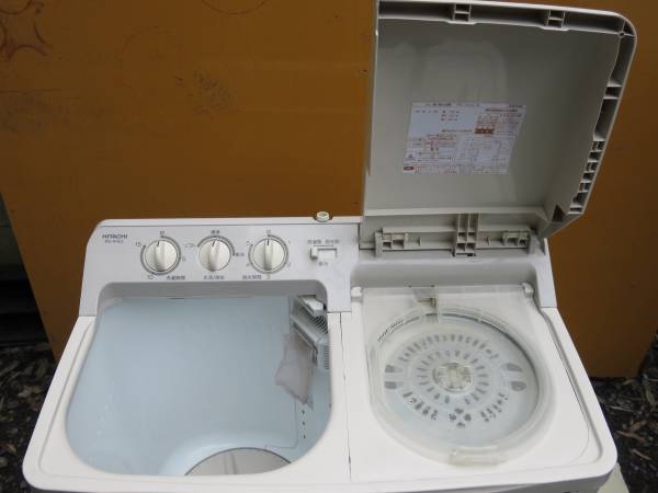 HITACHI HITACHI 2槽式電気洗濯機 PS-H40L 4kg 2000年製 青空 2