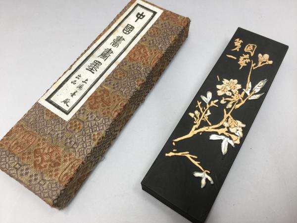 中国書画墨 鉄斎翁書画宝墨 国華第一 上海墨廠出品 油煙