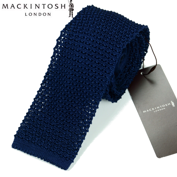 【新品・イタリア製】定価17.280円 MACKINTOSH LONDON マッキントッシュロンドン 定番 シルクニットタイ