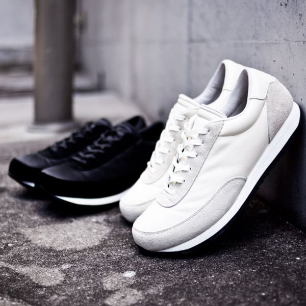 blueover[14A Shorty レザースニーカー/26.0]ブルーオーバー 日本製