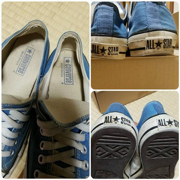 CONVERSE オールスター USA製 コンバース 80s ブルー star｜Yahoo 