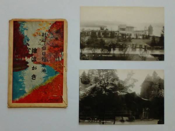 423【絵葉書　埼玉　所沢　東京】最新版プロマイド式　村山山口貯水池　絵はがき　8枚(袋)
