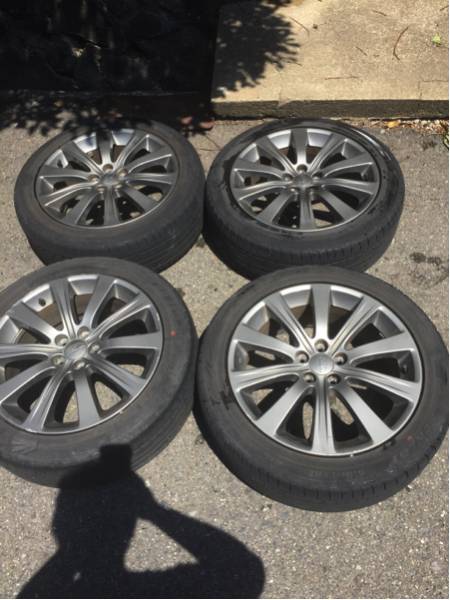 エクシーガ スバル 純正 17in PCD100 SG 215⁄55R17 +55 7J 程度良好 