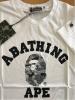 ★送料164円 A BATHING APE TシャツL 白