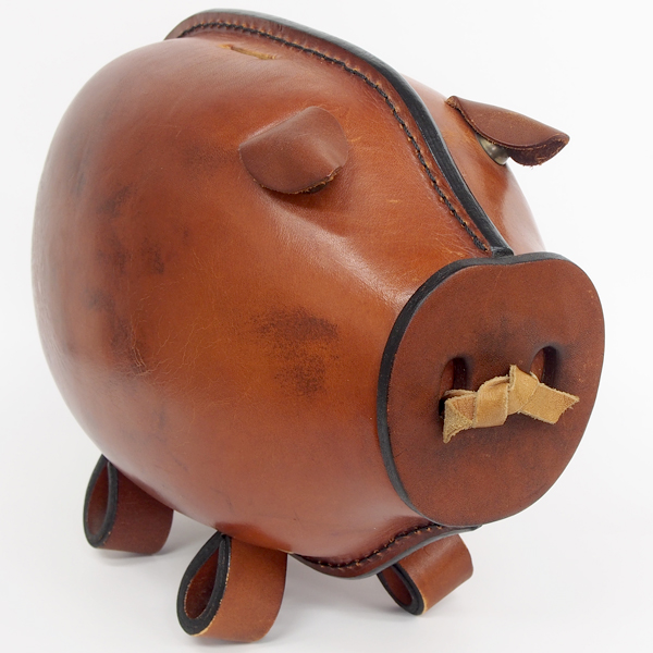 中国銀行 桃太郎像金属製貯金箱（岡本錦朋作） 【義】 稀少品 彫刻界の