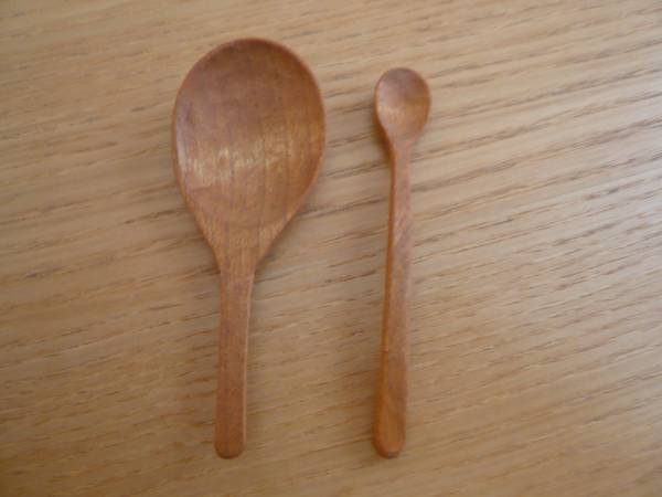 三谷龍二さん　☆茶さじ1本＆スパイススプーン1本☆　10ｃｍ　【定形外郵便のみ送料無料】