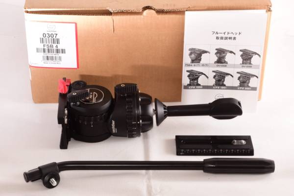 ★極上品★sachtler ハトラー FSB 4 サイドロード ビデオ雲台★元箱付★付属品多数★ 30159
