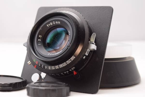 90mm 0 COPAL F3.5 Congo 中古美品山崎光学 Format Large 4x5 F⁄