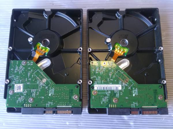 Western Digital 3.5インチHDD /SATA /500GB ◆2台セット◆正常 フォーマット済み◆