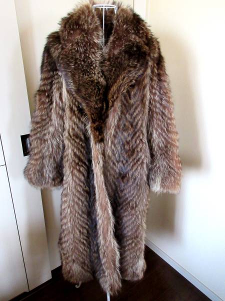 FG159☆500円☆ロング フォックス ロングコート FOX Palody セレブ 