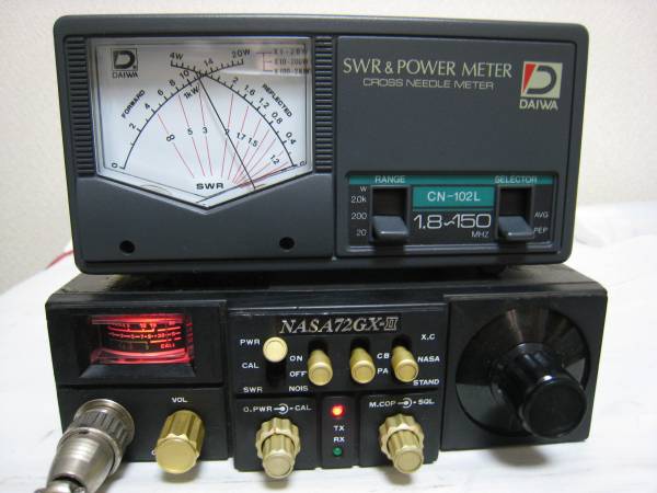 NASA 72GX－Ⅱ 斜め文字 ジャンク品 CB 無線機 【公式通販】