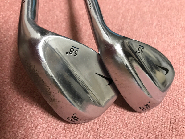 C628C629 ナイキ FORGED ウェッジ 53度58度 2本セット オリジナルスチール