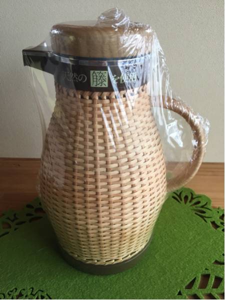 【未使用】象印 藤ポット 魔法瓶 1L♪