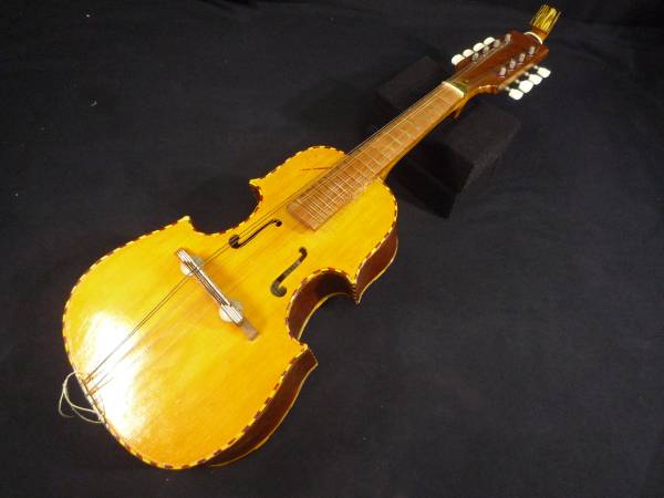 f170614-27A バイオリン型 マンドリン BENSI LORENZO 1983 楽器 中古 大珍品