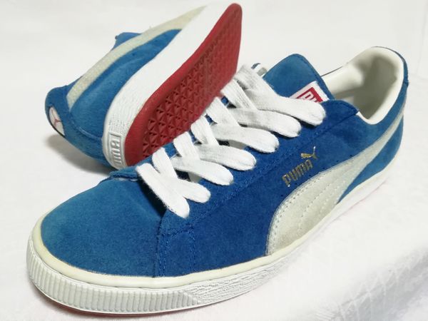 激レア 98年 日本限定企画 プーマ スエード 青/白/赤 US8 26.0cm 