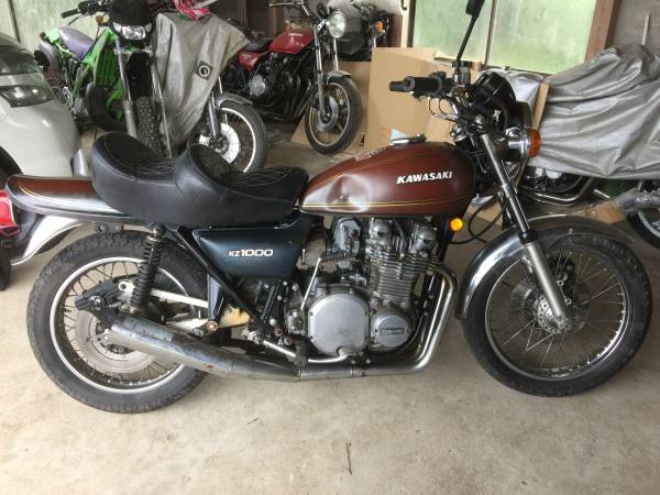 KZ1000 初期 エンジン載せ替え無し 9700マイル 書類付 ベース車両 KZ900