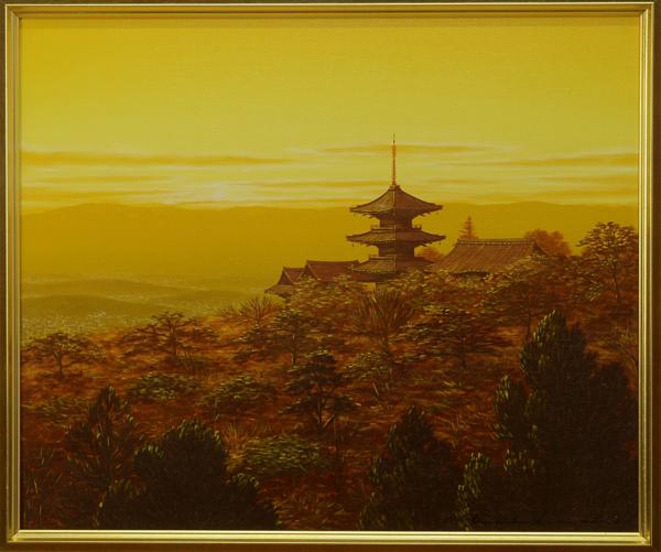 清水寺三重塔   朝隈敏彦画伯 清水寺三重塔 朝隈敏彦画伯 tid-f6-080-sv.jpg