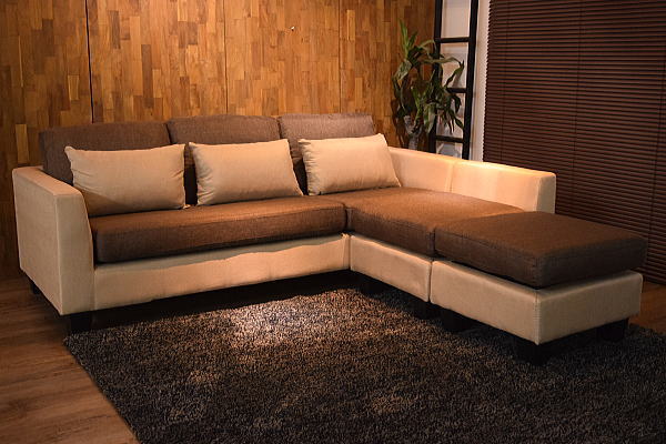 NY58P8*【新品】モダン北欧ロングカウチソファー1P+スツール1円スタート アウトレット快適リラックスソファお買い得 限界価格赤字覚悟