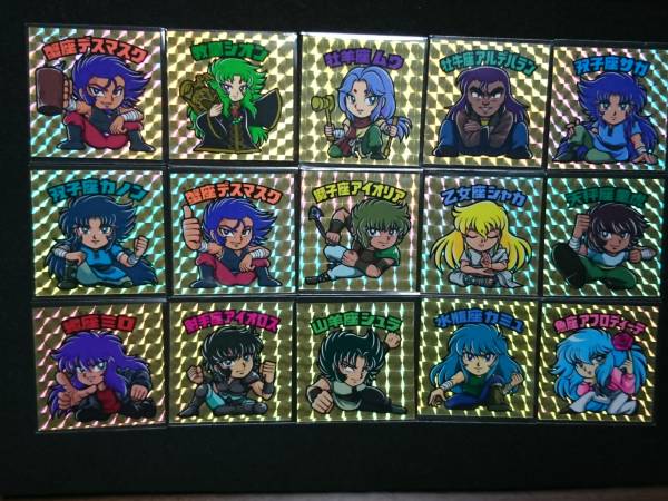 自作マイナーシール 聖闘士星矢 黄金聖闘士 私服版 受注販売 角プリ版