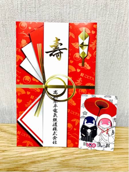 ことでん 100周年記念Iruca 台紙付 デポのみ