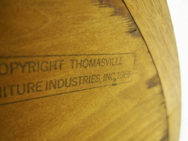 Thomasville トーマスビル オーク材 センターテーブル 猫脚 USA