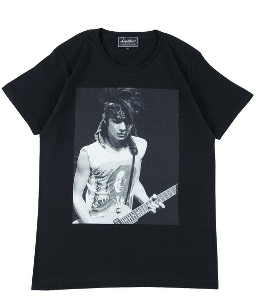 新品 完売品 メディコム 限定 Amplifier ブルーハーツ 真島昌利 tシャツM 黒/クロマニヨンズ ハイロウズ