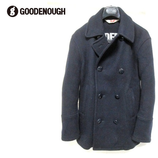 メンズ 2004レア アーカイヴ GOODENOUGH ピーコート