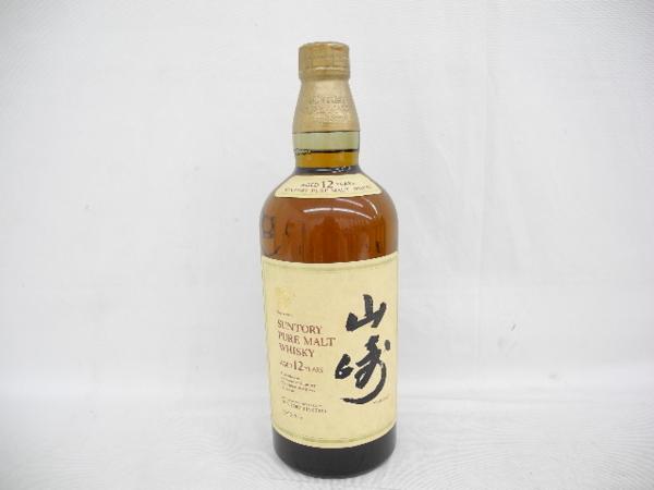 【未開栓】SUNTORY サントリー 山崎 12年 ピュアモルト ウイスキー 750ml 43% 10087866