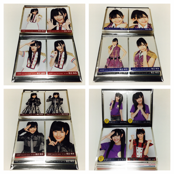 ☆AKB48 渡辺麻友 生写真 298枚 ファイル2冊 ダブり無し コンプあり L