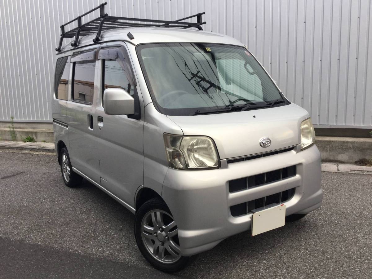  178000円 17年 ハイゼットカーゴ クルーズ 5速MT ワンオーナー車 HDDナビ 地デジTV キャリア付き PW タイベル交換済(ハイゼットバン)｜売買されたオークション情報、yahooの商品情報をアーカイブ ハイゼットバン