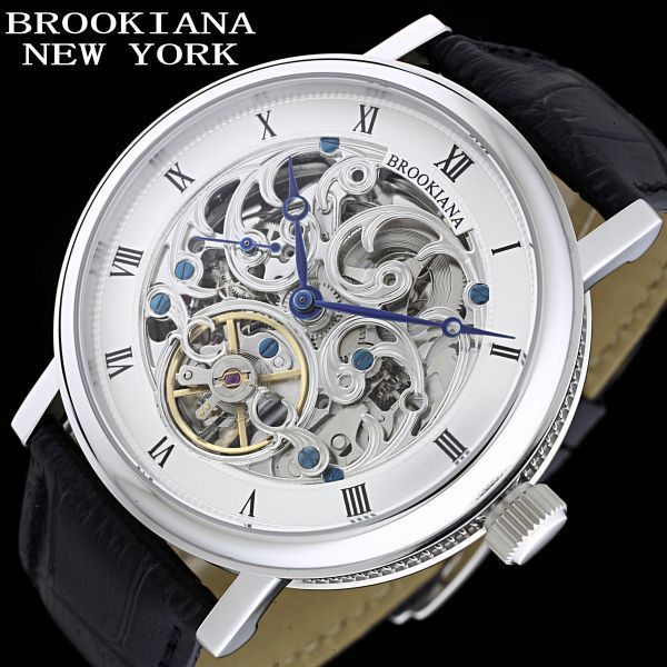 新品 正規品 ブルッキアーナ BROOKIANA 自動巻き スケルトン スモール
