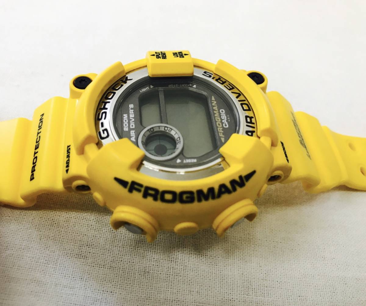 Casio Frogman G-Shock Yellow Men G-SHOCK Electro Resistant Water  