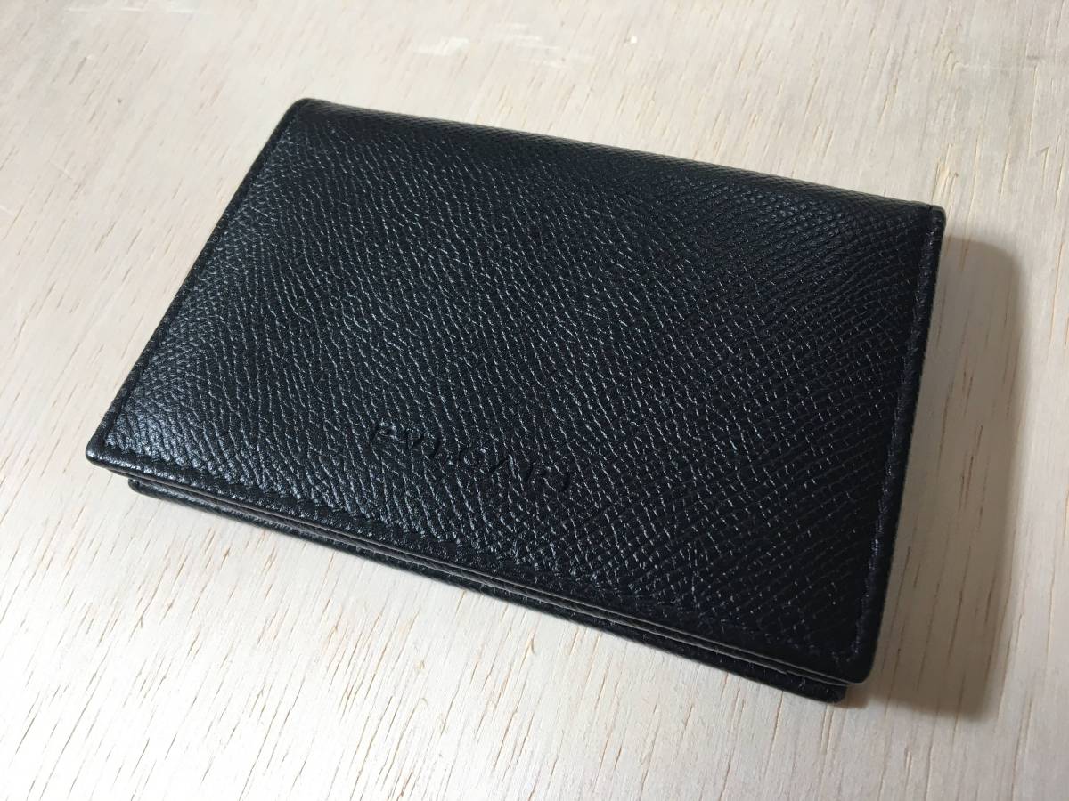 美品】 BVLGARI ブルガリ 名刺入れ カードホルダー グレインカーフ