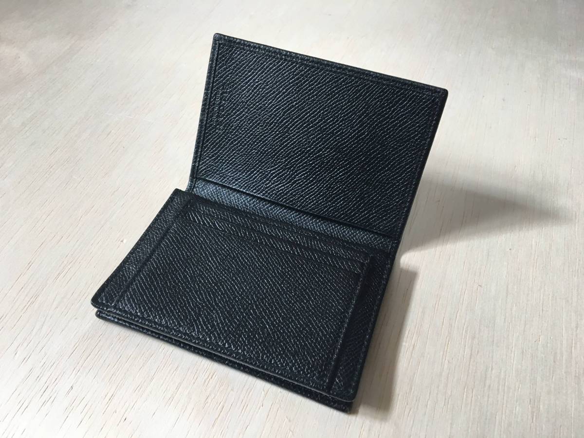 美品】 BVLGARI ブルガリ 名刺入れ カードホルダー グレインカーフ