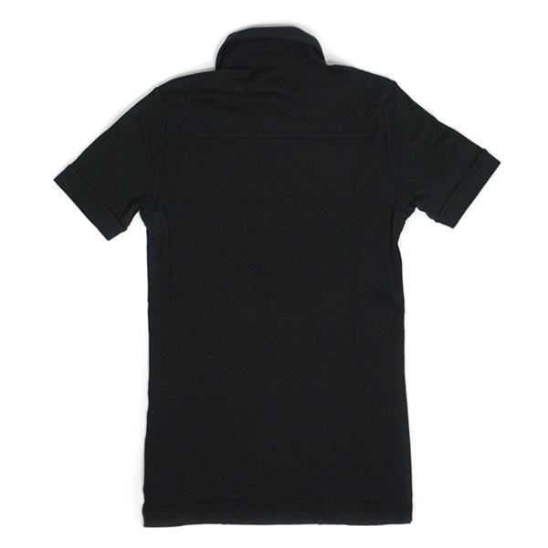 国内正規 Dolce & Gabbana collar shirt Black D&G ドルチェアンドガッバーナ ドルガバ カラー ショートスリーブ シャツ 美中古 サイズ46