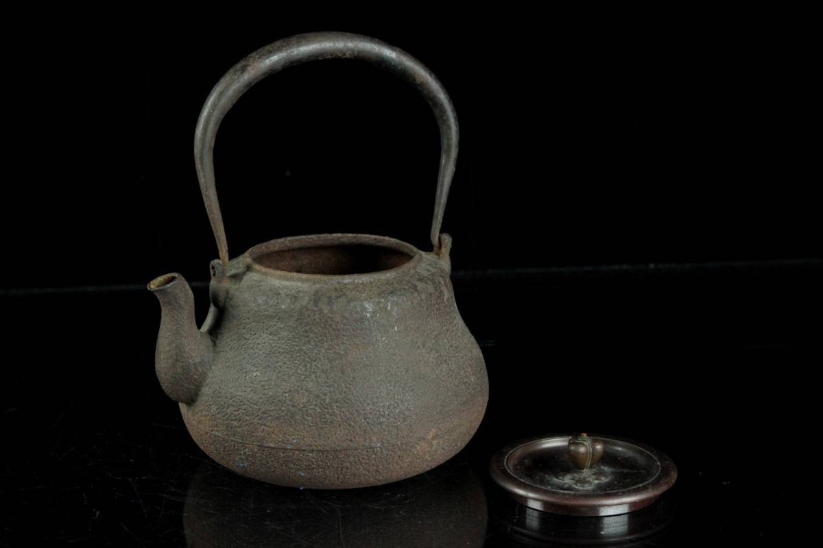 ◆廻◆ 時代 青龍堂名人造 鉄瓶 極上品 煎茶道具 唐物骨董 [Y206]QS_3