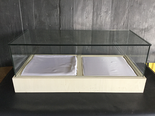 アルミフレーム 卓上ガラスケース ショーケース 店舗什器 古道具 雑貨屋 陳列ケース 小物収納 ショーケース 店舗什器 店舗用品 店舗 4月5日まで 雑貨屋さんの卓上ガラス