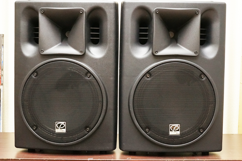 クラシックプロ CSP12　フルレンジ12インチ600Wスピーカー 2台ペア美品 ☆CLASSIC PRO クラシックプロ CSP12 2WAYフルレンジスピーカーペア