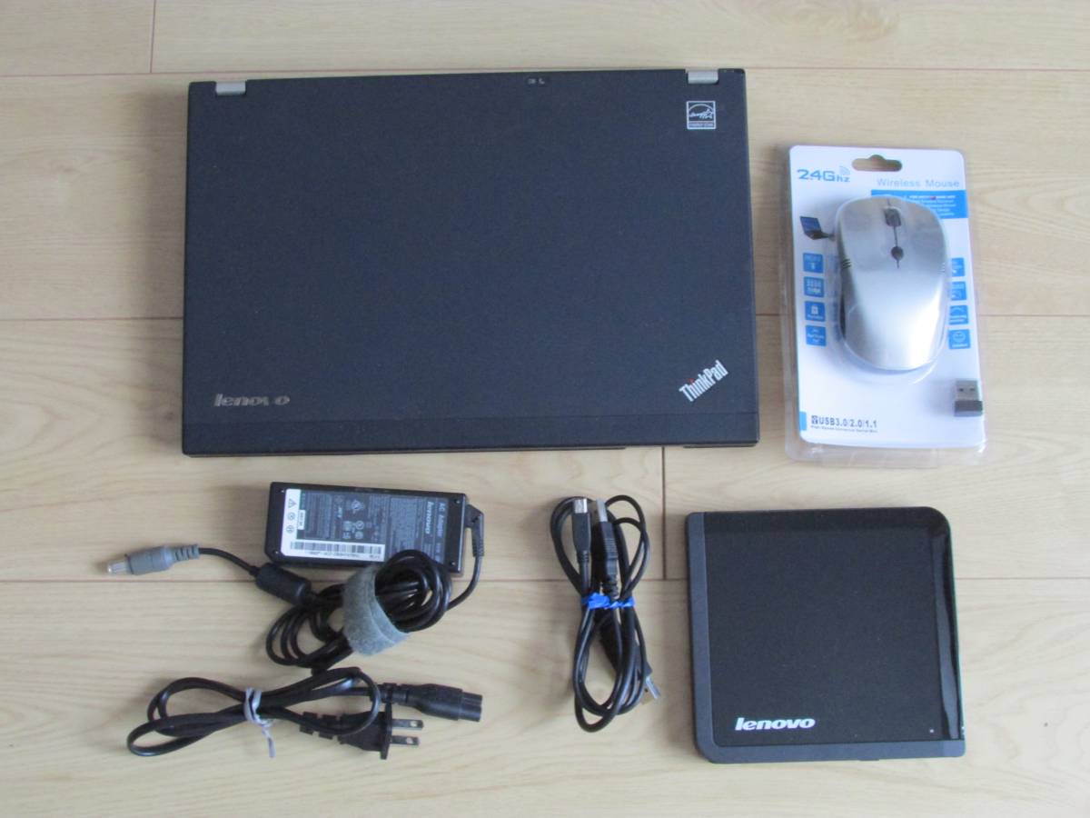 ThinkPad X230i Core i3 8GB 500GB windows10 Office2016 新マウス　DVDドライブ