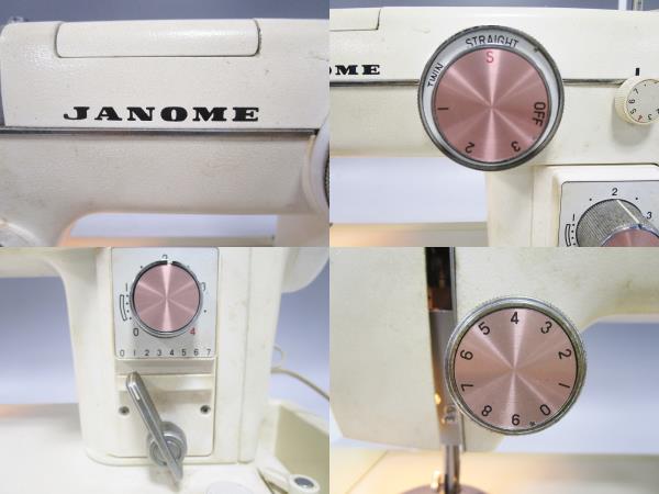 JANOME ジャノメ ミシン 昭和レトロアンティーク 670型 J0004 ジャノメ 