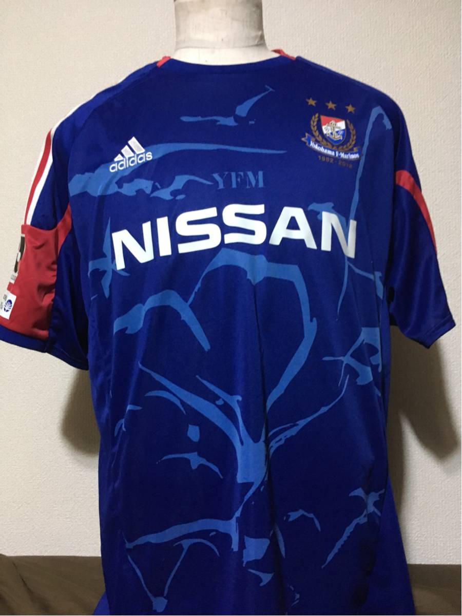 横浜の風を感じよう！！2012横浜Fマリノスユニフォーム(H)サイズXO