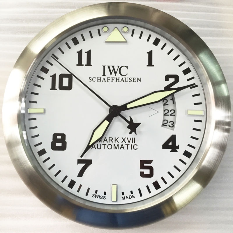 IWC パイロットウォッチ マーク17 掛け時計 非売品 販促用 (ノベルティ) 白_1