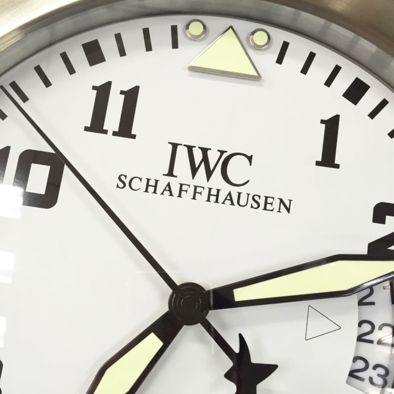 IWC パイロットウォッチ マーク17 掛け時計 非売品 販促用 (ノベルティ) 白_2
