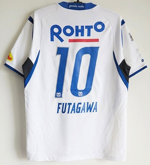 ガンバ大阪　2011AWAY半袖ユニフォーム＃10二川孝広　M-Lサイズ