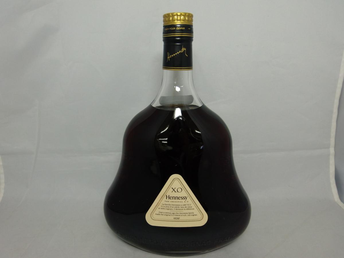 未開栓】 Hennessy XO COGNAC ヘネシー コニャック 金キャップ クリア