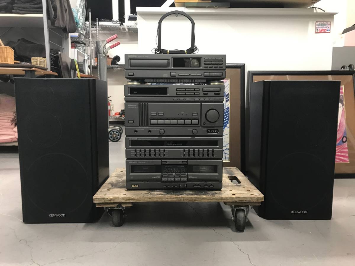ハオ　X -HYPERシャフト 現状販売】KENWOOD DG-33 ROXY システムコンポ Wカセット FM AM CD S
