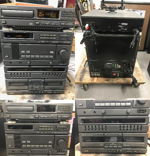 現状販売】KENWOOD DG-33 ROXY システムコンポ Wカセット FM AM CD S