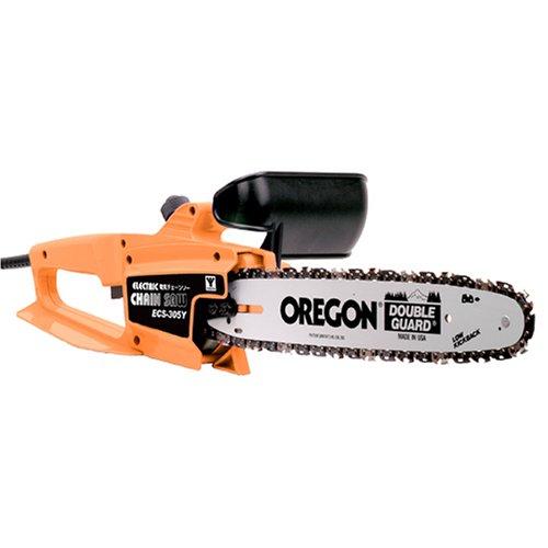 新品　電気チェーンソー　有効切断長：300mm　E.CS-30.5Y④　材木・丸太の切断、枝払いに　