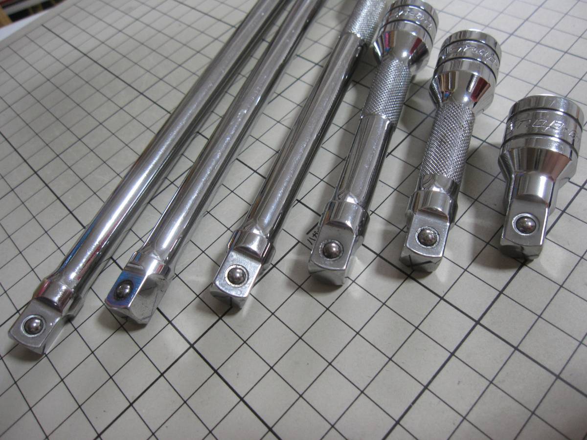 スナップオン Snap-on 3&frasl;8 エクステンションバーセット エクステンション SNAP-ON 3&frasl;8dr 206AFX | IMPORT WORLD TOOLS 3／8 エクステンションの通販 八王子店Snap-on エクステンションバー6本セット